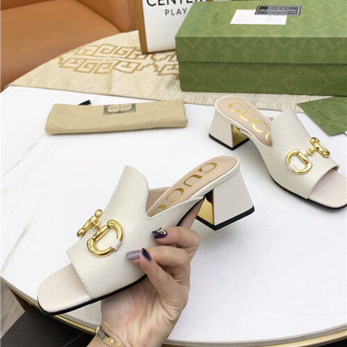 High Quality Luxury Gucci High Heel Slippers – Style 26291 product detail