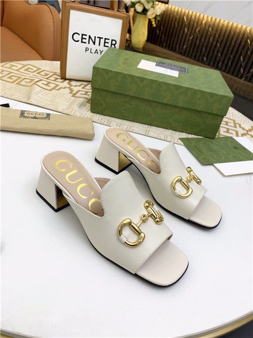 High Quality Luxury Gucci High Heel Slippers – Style 26291