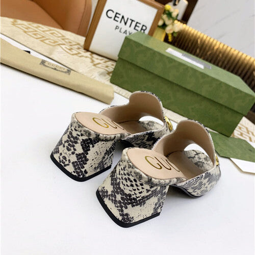 High Quality Luxury Gucci High Heel Slippers product detail