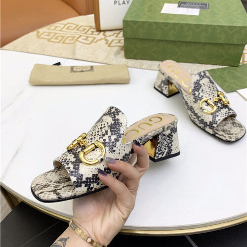 High Quality Luxury Gucci High Heel Slippers product detail