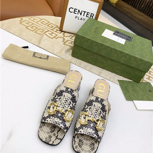 High Quality Luxury Gucci High Heel Slippers product detail