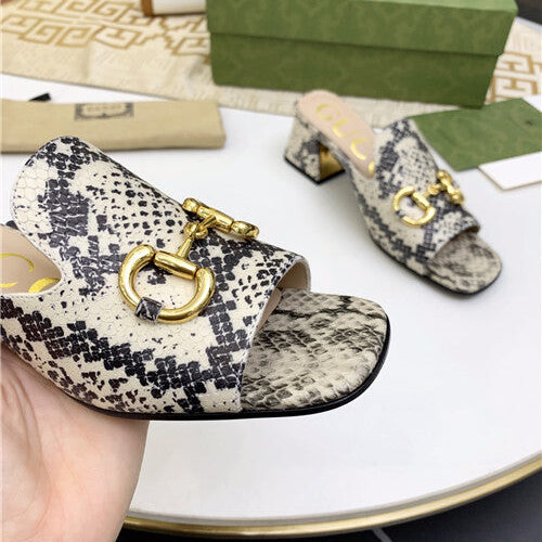 High Quality Luxury Gucci High Heel Slippers product detail