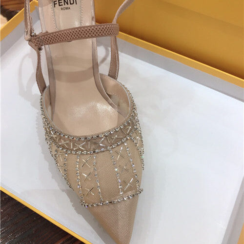 High Quality Luxury Fendi High Heel Sandals – Style 48883 product detail