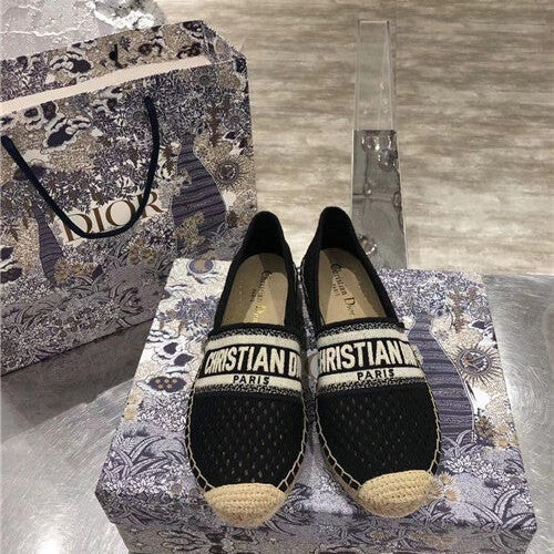 High Quality Luxury Dior Logo Embroidery Hollow Shoes – Style 84870 alternate view