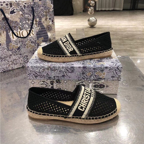 High Quality Luxury Dior Logo Embroidery Hollow Shoes – Style 84870 product detail