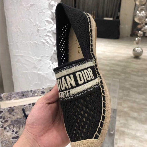 High Quality Luxury Dior Logo Embroidery Hollow Shoes – Style 84870 product detail