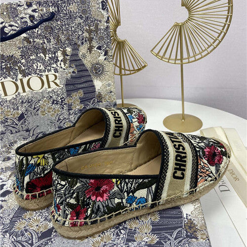 High Quality Luxury Dior Logo Embroidery Hollow Shoes – Style 14790 product detail
