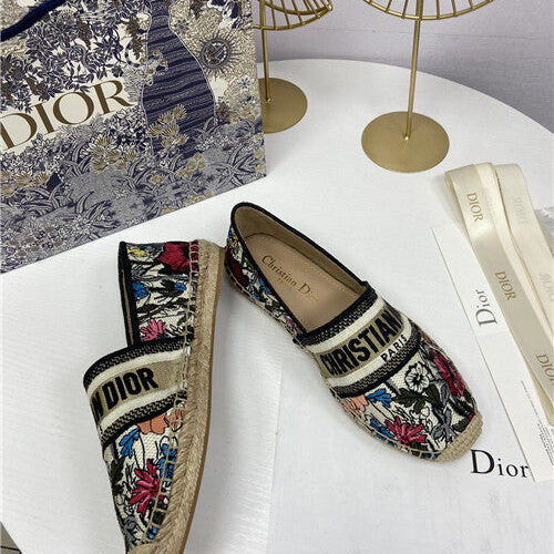 High Quality Luxury Dior Logo Embroidery Hollow Shoes – Style 14790 product detail