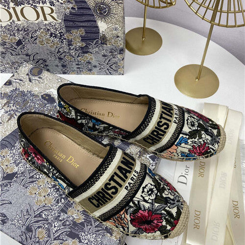 High Quality Luxury Dior Logo Embroidery Hollow Shoes – Style 14790 product detail