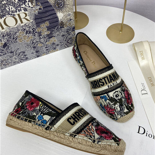 High Quality Luxury Dior Logo Embroidery Hollow Shoes – Style 14790