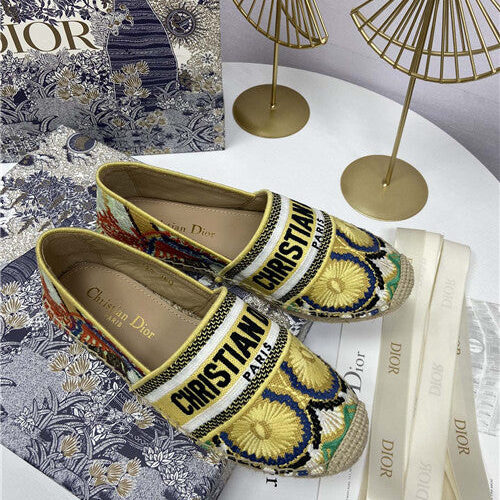 High Quality Luxury Dior Logo Embroidery Hollow Shoes – Style 57734 product detail