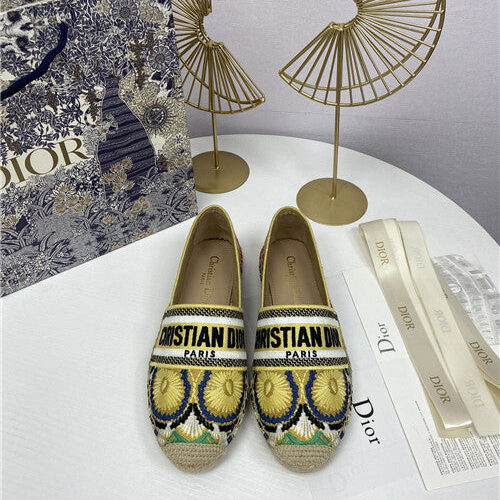 High Quality Luxury Dior Logo Embroidery Hollow Shoes – Style 57734 alternate view