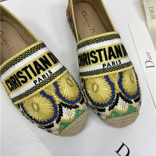 High Quality Luxury Dior Logo Embroidery Hollow Shoes – Style 57734 product detail