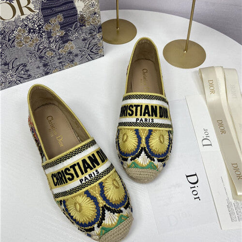 High Quality Luxury Dior Logo Embroidery Hollow Shoes – Style 57734 product detail