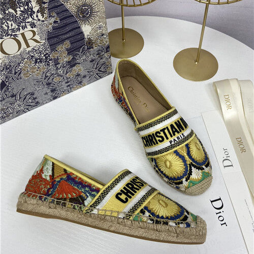 High Quality Luxury Dior Logo Embroidery Hollow Shoes – Style 57734