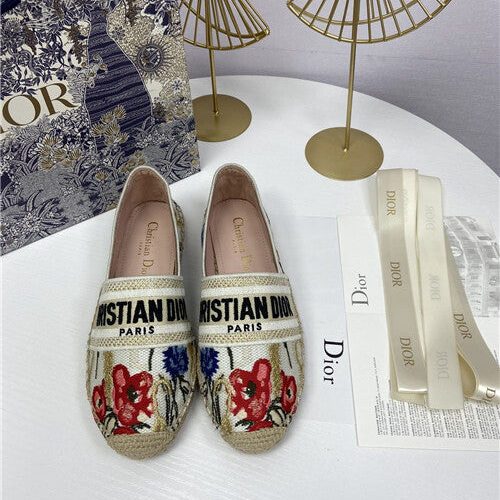 High Quality Luxury Dior Logo Embroidery Hollow Shoes – Style 61126 alternate view