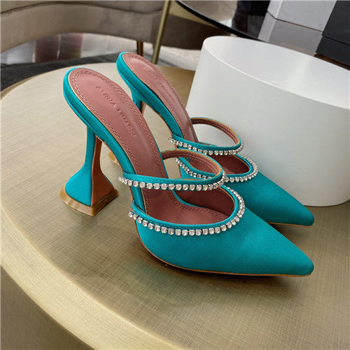 High Quality Luxury Amina Muaddi Heels Sandals