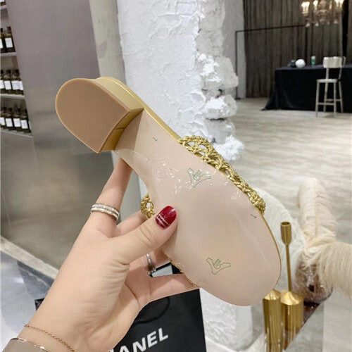 High Quality Luxury Chanel Woven Slippers Sandals product detail