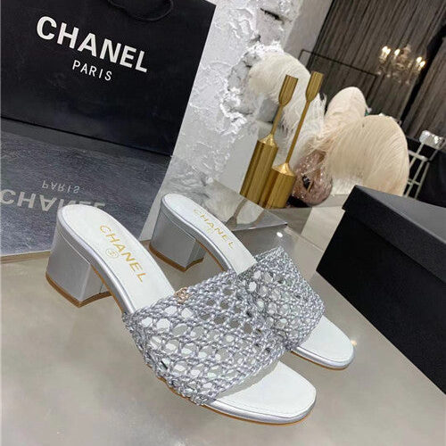 High Quality Luxury Chanel Woven Slippers Sandals – Style 49766 alternate view