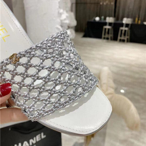 High Quality Luxury Chanel Woven Slippers Sandals – Style 49766 product detail