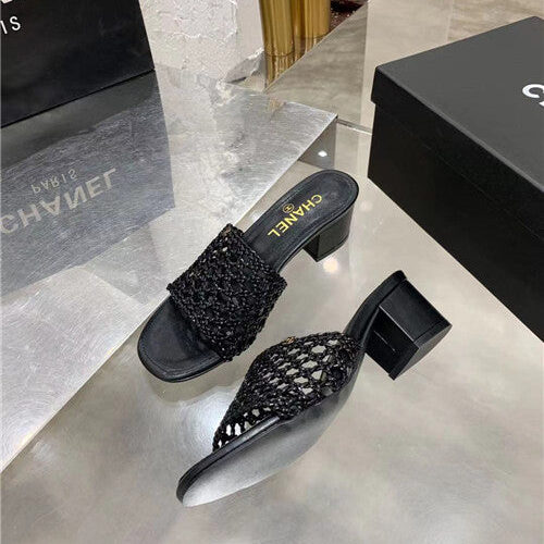 High Quality Luxury Chanel Woven Slippers Sandals – Style 82534 product detail