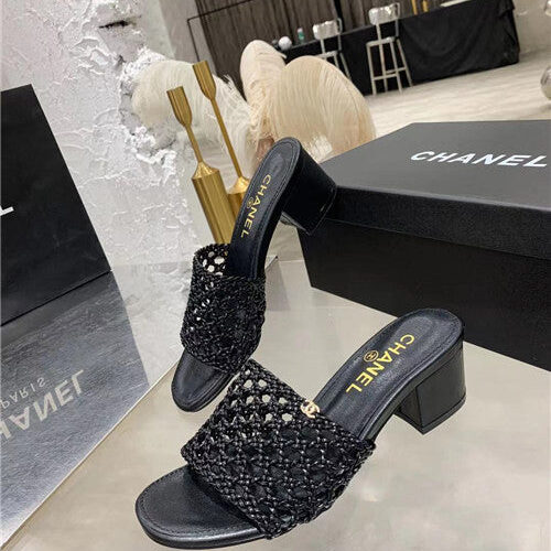 High Quality Luxury Chanel Woven Slippers Sandals – Style 82534 alternate view