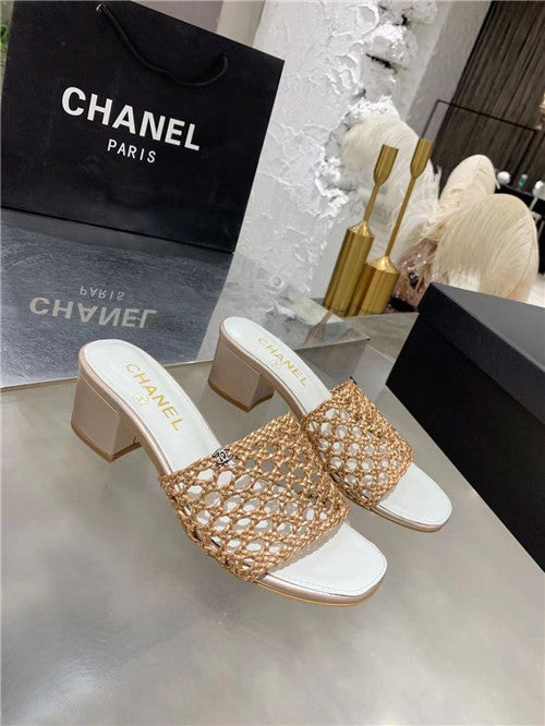 High Quality Luxury Chanel Woven Slippers Sandals – Style 80838 product detail