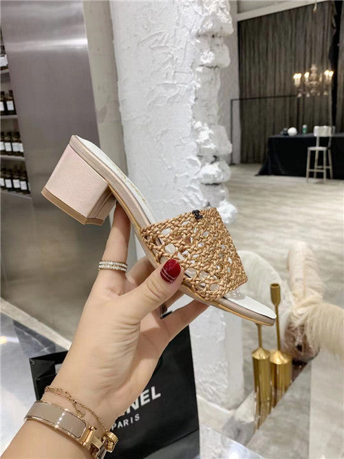 High Quality Luxury Chanel Woven Slippers Sandals – Style 80838 product detail