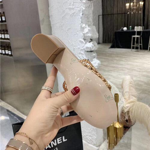 High Quality Luxury Chanel Woven Slippers Sandals – Style 80838 product detail