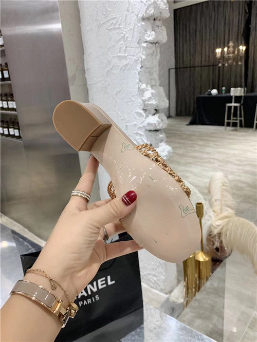 High Quality Luxury Chanel Woven Slippers Sandals – Style 80838 product detail