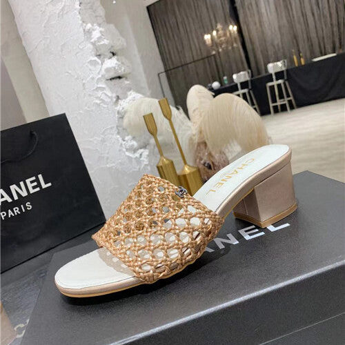 High Quality Luxury Chanel Woven Slippers Sandals – Style 80838 product detail