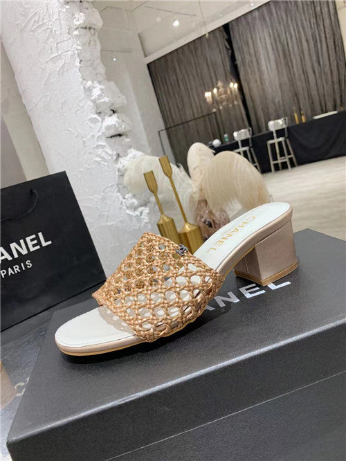High Quality Luxury Chanel Woven Slippers Sandals – Style 80838 product detail