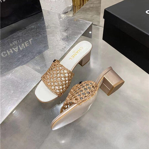 High Quality Luxury Chanel Woven Slippers Sandals – Style 80838 product detail