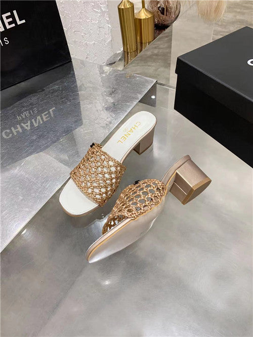 High Quality Luxury Chanel Woven Slippers Sandals – Style 80838 product detail