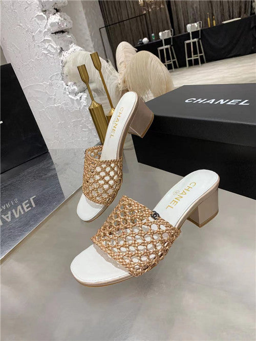 High Quality Luxury Chanel Woven Slippers Sandals – Style 80838 product detail