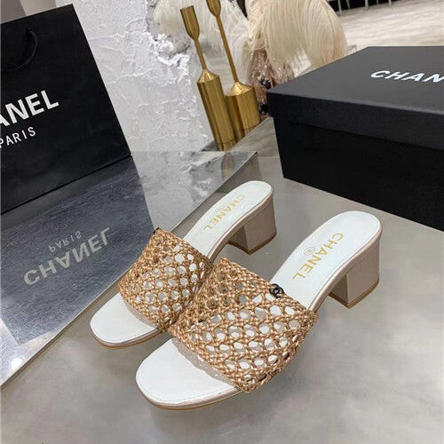 High Quality Luxury Chanel Woven Slippers Sandals – Style 80838