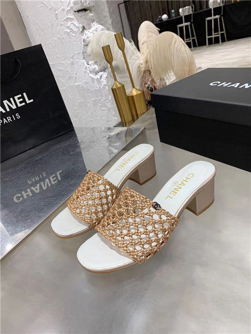 High Quality Luxury Chanel Woven Slippers Sandals – Style 80838
