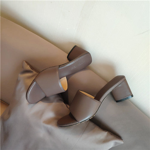 High Quality Luxury Bottega Veneta Mueller Heel Sandals – Style 97574 product detail