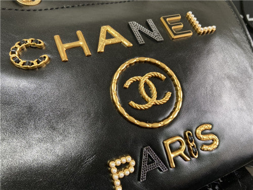 High Quality Luxury Chanel Oil Wax Leather Beach Bag product detail