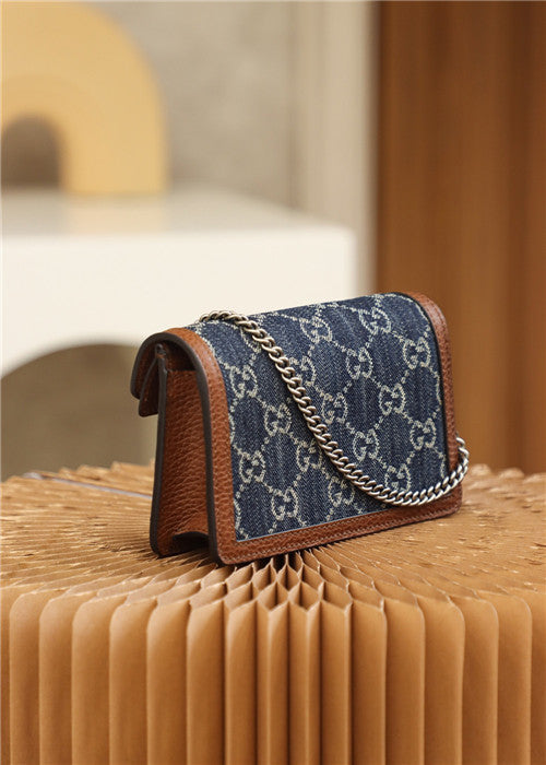 High Quality Luxury Gucci GG Denim Dionysus Bag product detail