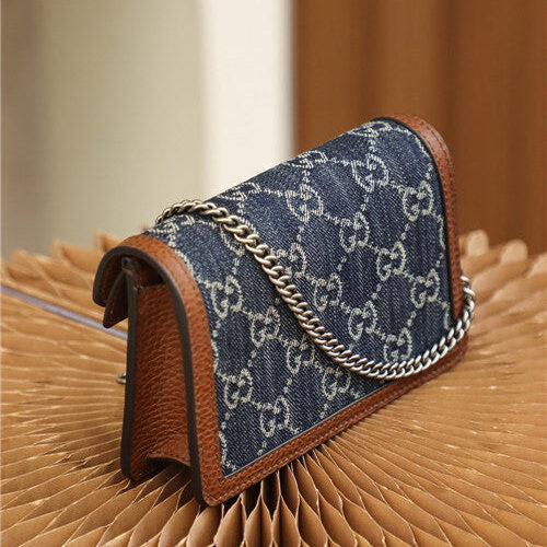 High Quality Luxury Gucci GG Denim Dionysus Bag product detail