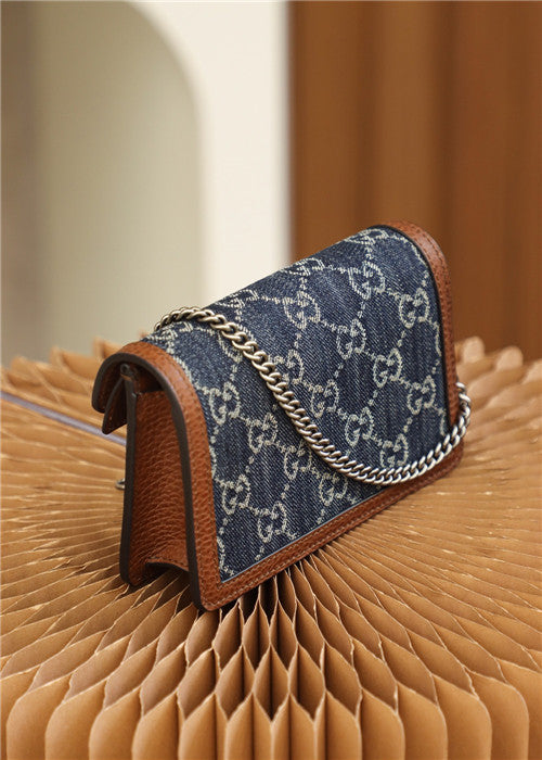 High Quality Luxury Gucci GG Denim Dionysus Bag product detail