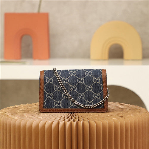 High Quality Luxury Gucci GG Denim Dionysus Bag product detail