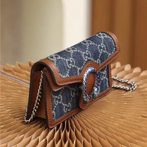 High Quality Luxury Gucci GG Denim Dionysus Bag product detail