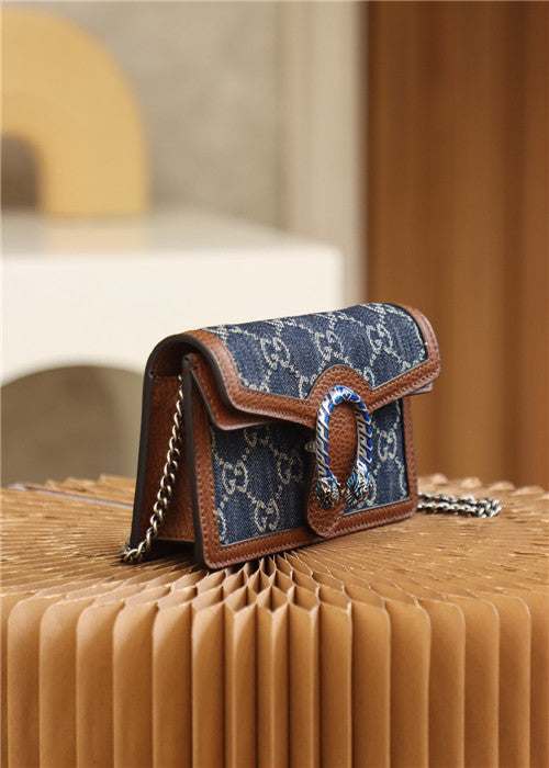 High Quality Luxury Gucci GG Denim Dionysus Bag product detail