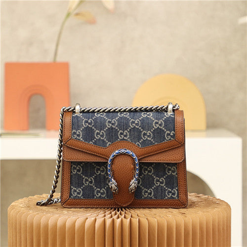 High Quality Luxury Gucci GG Denim Dionysus Bag – Style 03314