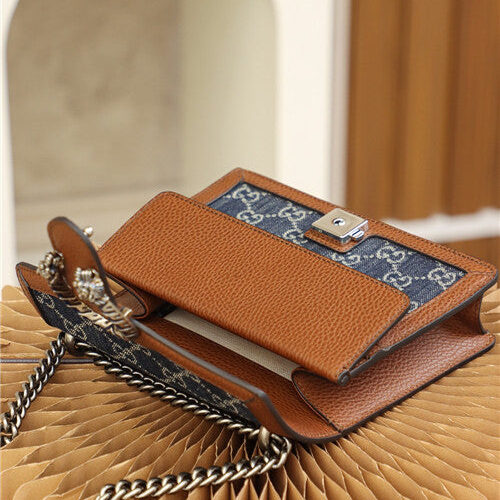 High Quality Luxury Gucci GG Denim Dionysus Bag – Style 03314 product detail