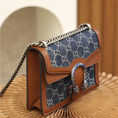 High Quality Luxury Gucci GG Denim Dionysus Bag – Style 03314 product detail