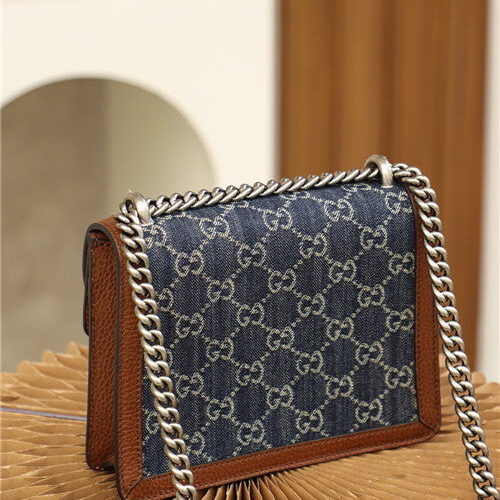 High Quality Luxury Gucci GG Denim Dionysus Bag – Style 03314 alternate view