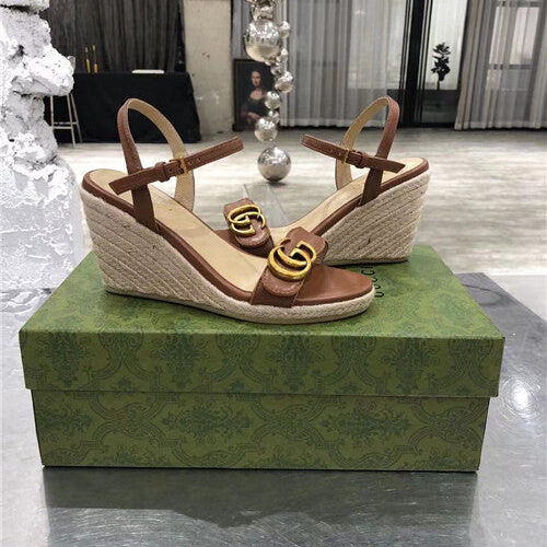 High Quality Luxury Gucci Wedge Sandals – Style 34803 alternate view
